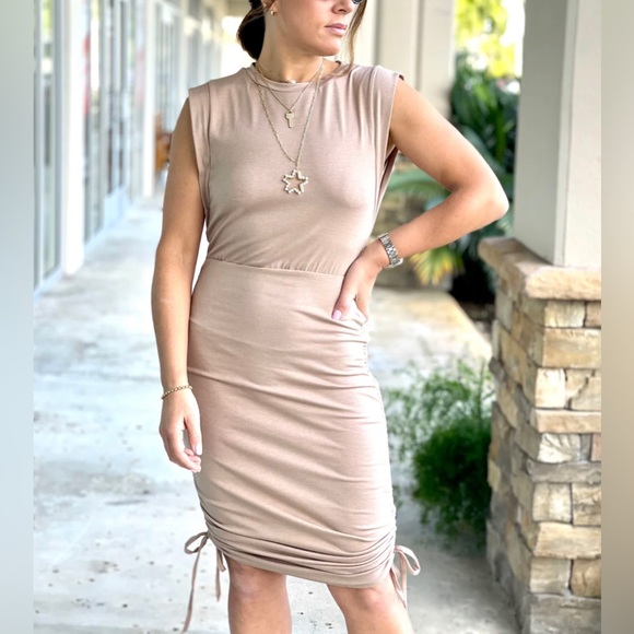 SHEIN Dresses & Skirts - Ruched Midi Fit Dress